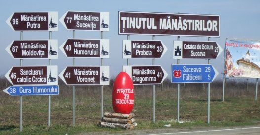 Bucovina, Ţinutul Mănăstirilor  